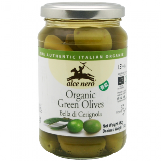 Alce Nero Organic Green Olives