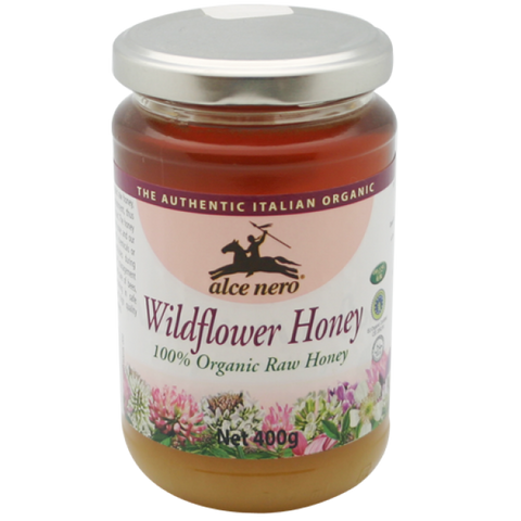 Alce Nero Organic Wildflower Honey 400g
