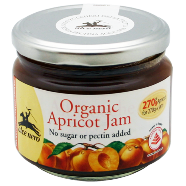 Alce Nero Organic Apricot Jam 270g