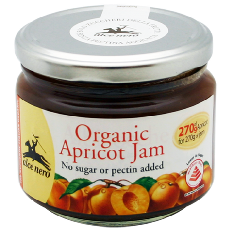 Alce Nero Organic Apricot Jam 270g