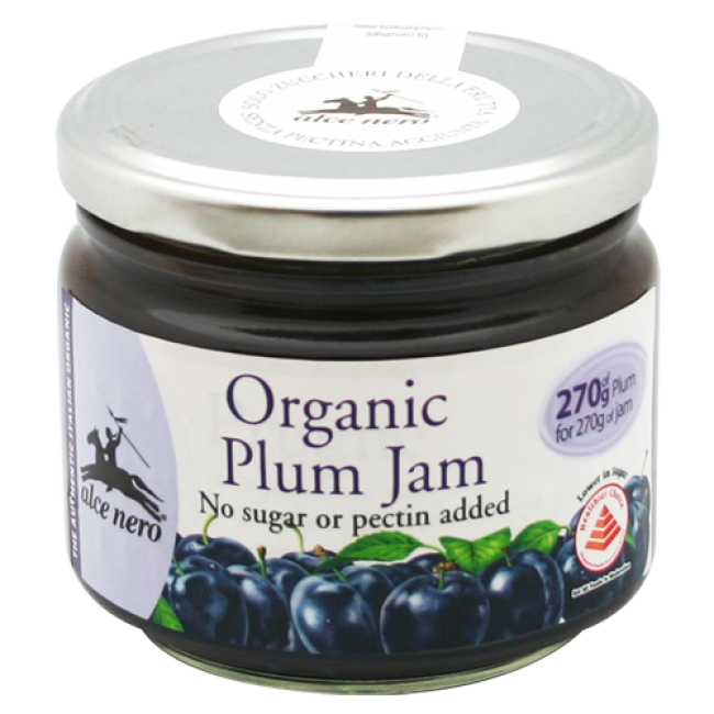 Alce Nero Organic Plum Jam 270g