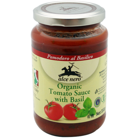 Alce Nero Organic Tomato Sauce with Basil 350g