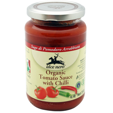 Alce Nero Organic Tomato with Chilli 350g